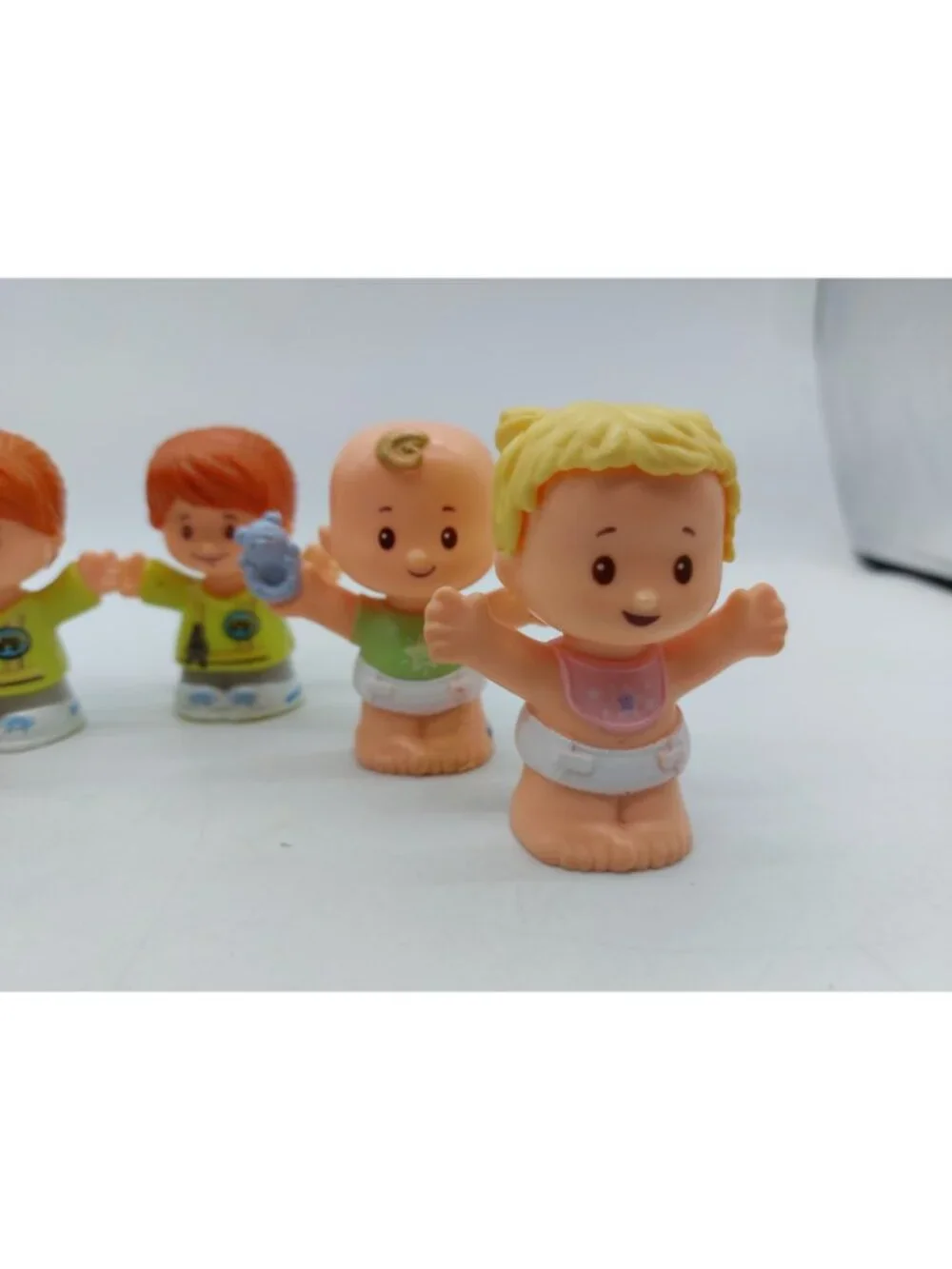Fisher Price Little People Baby Toddler Girl Boy 1 School Boy 2 Bus Drivers Lot
